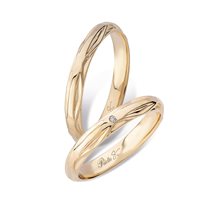 Anello Polello Fede in Oro Diamante 0.01 Ct 3308DG - 3308DG